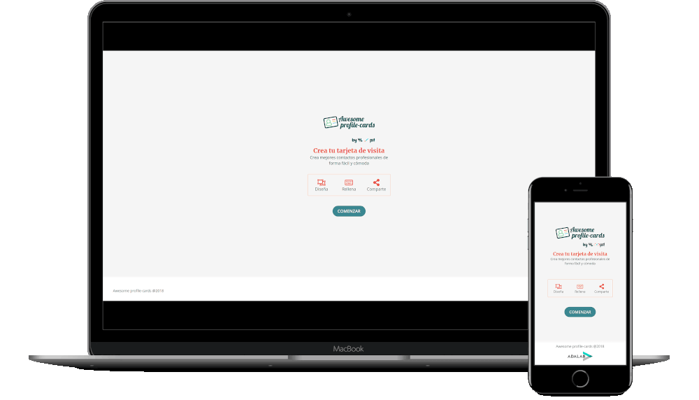 Virtual business card creator